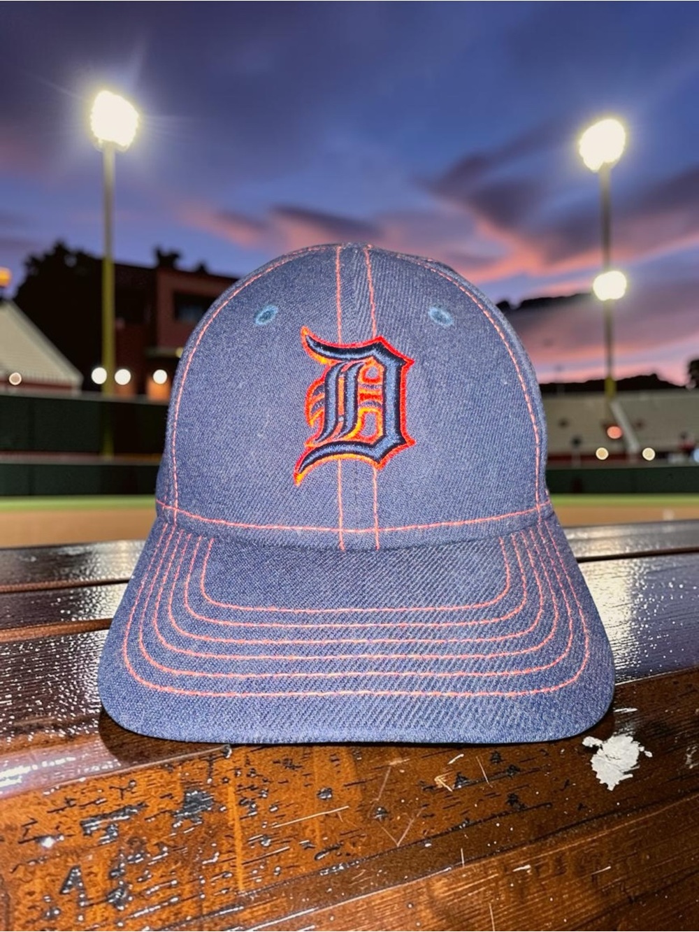 New Era Brand Detroit Tigers Cap - Orange & Black Toddler EUC - Picture 2 of 8